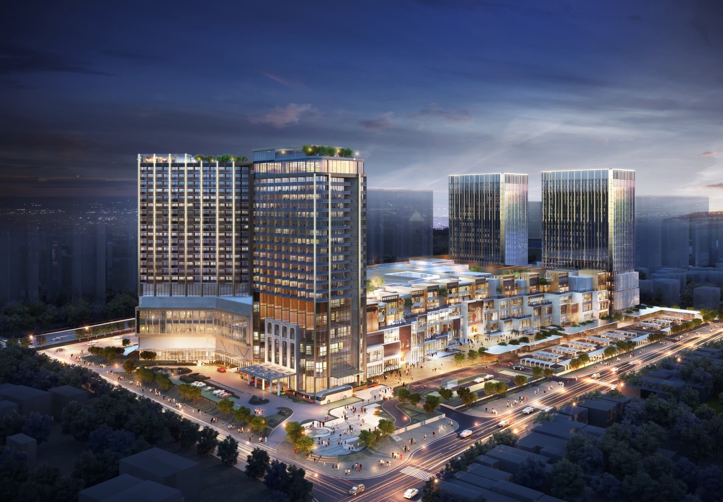 Tổng quan khu văn phòng Lotte Mall Võ Chí Công