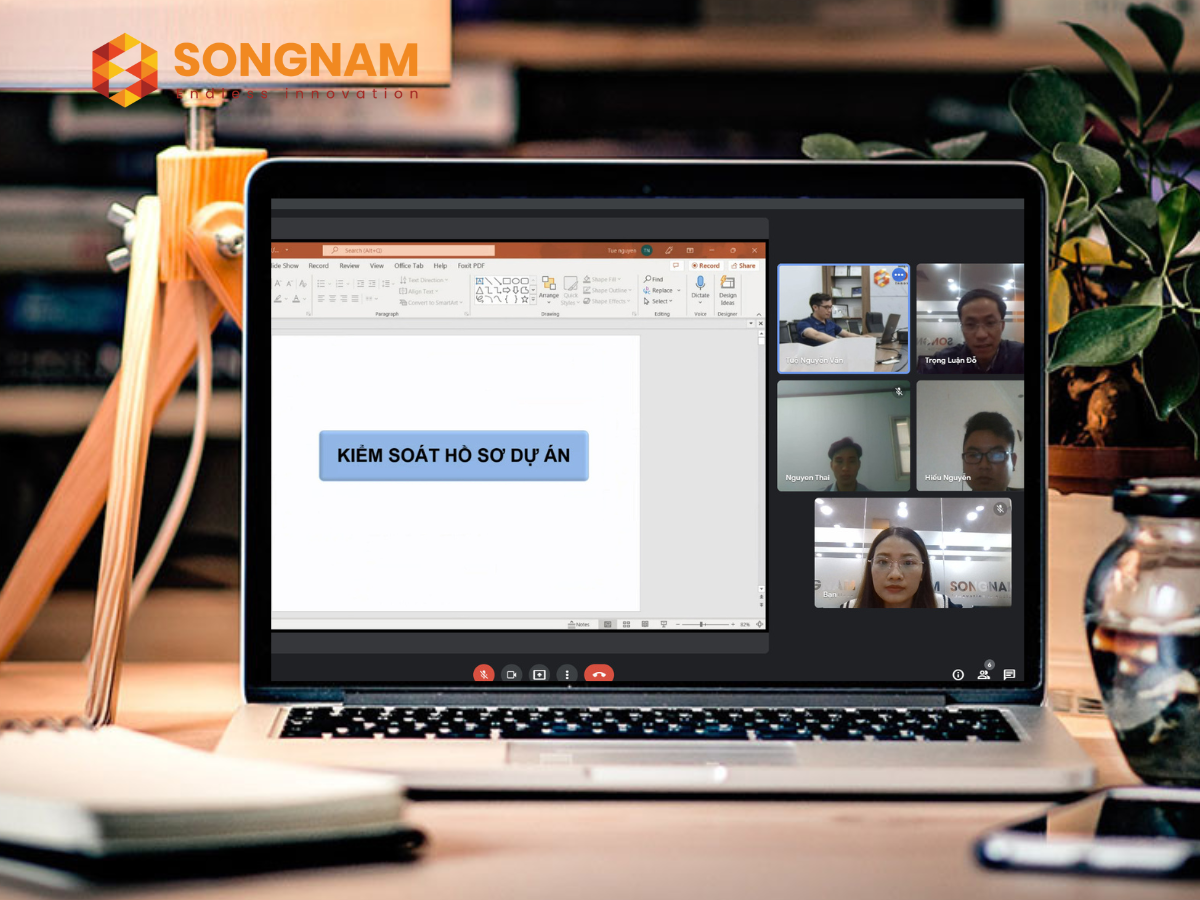 Ngày 16/04/ 2022 Song Nam tổ chức training online cho team phòng Dự án