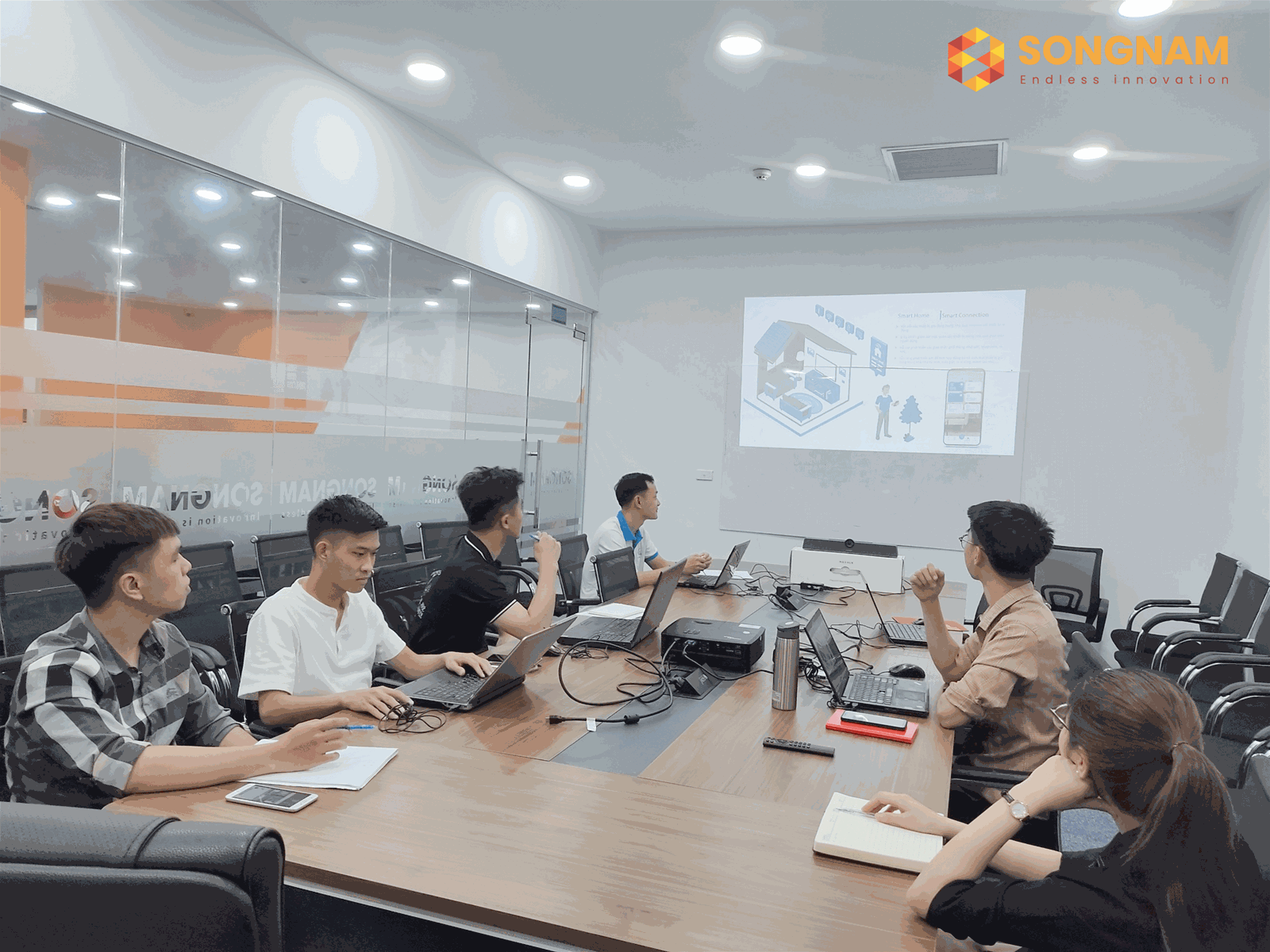 Ngày 6/5 Song Nam Group tổ chức training cho team Smarthome